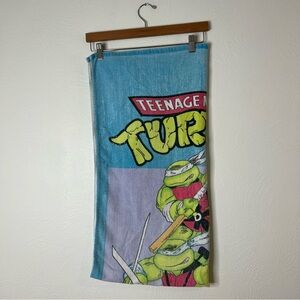 Vintage 1988 Teenage Mutant Ninja Turtles Beach Towel